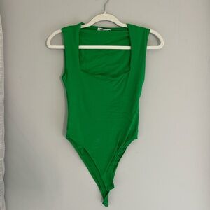 Zara Kelly Green Bodysuit
